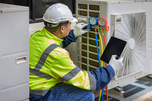 Professional Hvac Installation technician working in Churchville, MD